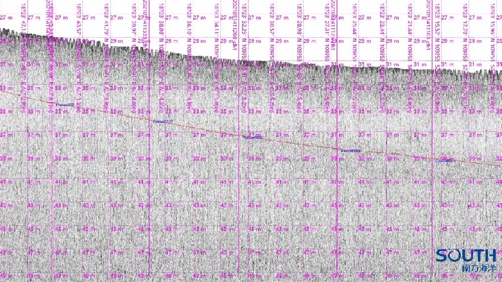 南海某海域海洋牧场底质调查